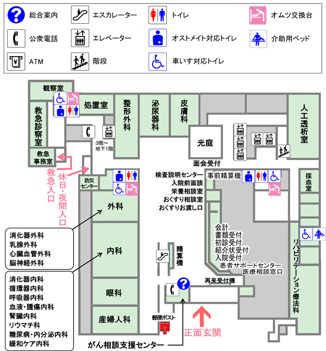 1階院内案内図